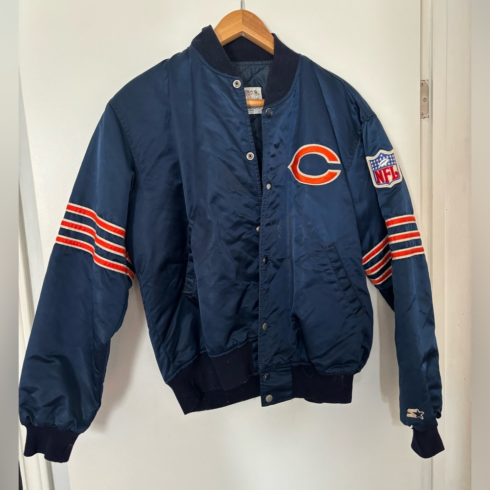 Vintage Starter Pro Line Chicago Bears bomber jacket